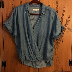 Lightweight Denim Blue Women's Top